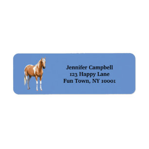 Palomino Pinto Quartier Cheval Paint Horse Stallio