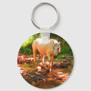 Palomino Quarter Horse Keychain