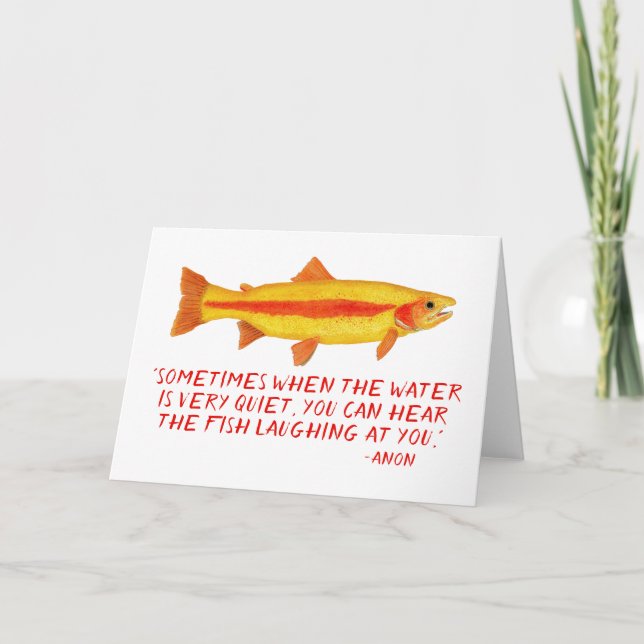 Palomino Trout Greeting Card (Front)