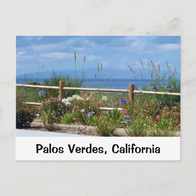 Palos Verdes and Catalina Postcard (Front)