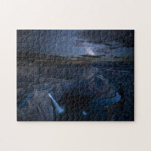 Palouse Falls Park & Milky Way   Washington State Jigsaw Puzzle