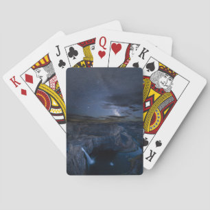 Palouse Falls Park & Milky Way   Washington State Playing Cards