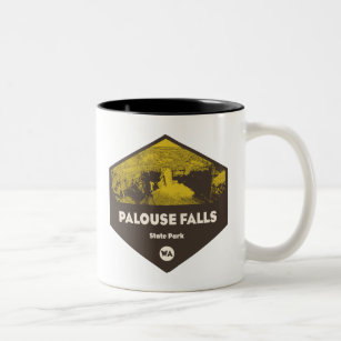 Palouse Falls State Park Washington Two-Tone Coffee Mug