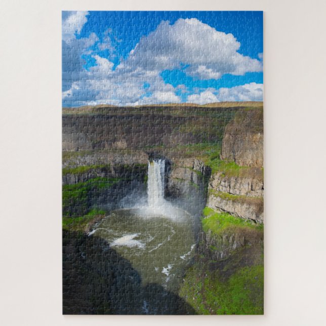 Palouse Falls Washington State Difficult Jigsaw Puzzle (Vertical)