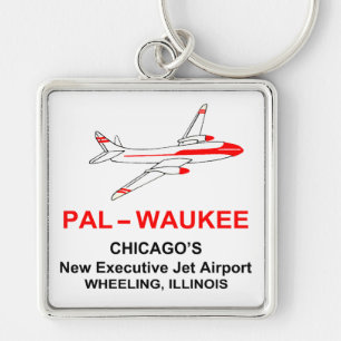 Palwaukee Airport, Wheeling, Illinois Keychain