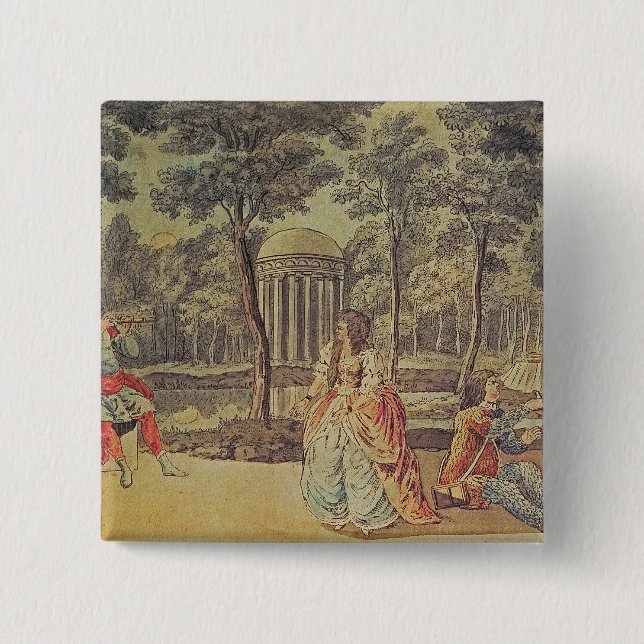 Pamina! You're here! Good God!, Act II 2 Inch Square Button (Front)