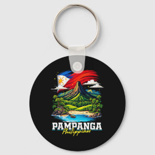 Pampanga Philippines Souvenir Filipino Flag  Keychain