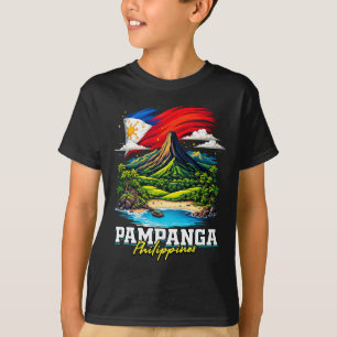 Pampanga Philippines Souvenir Filipino Flag  T-Shirt