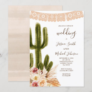 Pampas Faire-part de mariage en laiton