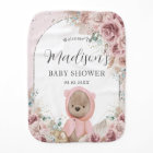 Pampas Grass Blush Floral Cute Teddy Bear Arch 