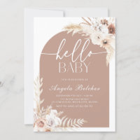 Pampas Grass Boho Baby Shower