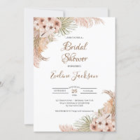 Pampas Grass Dried Palm Dusty Rose Blush Orchid