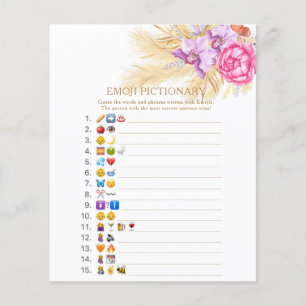 Pampas grass - Emoji pictionary game