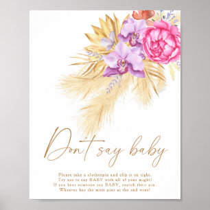 Pampas grass - Ne pas dire baby Poster