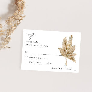 Pampas Grass no Meal RSVP