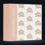 pampas grass pastel boho rainbow binder<br><div class="desc">This custom 3 ring binder features a simple pampas grass boho rainbow theme. Personalise with any text of your choice. This personalized binder makes a wonderful gift for a baby girl shower, birthday, new baby welcome gift or any other occasion. This binder can be used as a photo album or...</div>