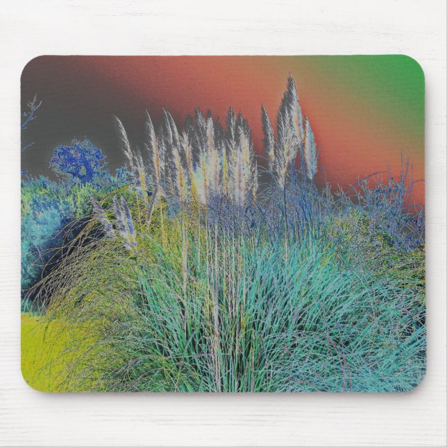 Pampas Grass Solarized Mousepad (Front)