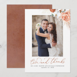 Pampas Grass Terracotta Floral Mariage Merci