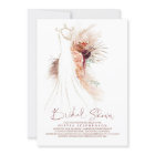 Pampas Grass Wedding Gown Terracotta Bridal Shower