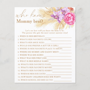 Pampas grass - Who knows mommy best game
