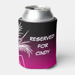 Pampas RESERVED Name Personalized Can Cooler