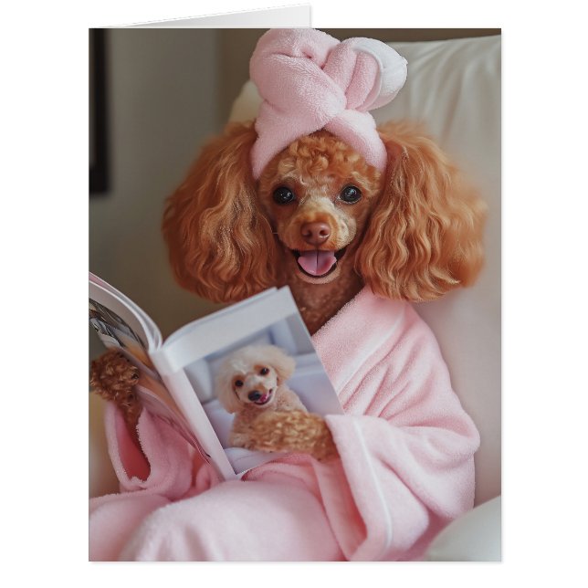 Pampered Poodle Reading Day (Front)