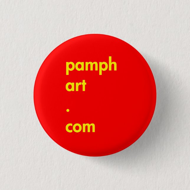 pamphart.com badge #7 1 inch round button (Front)