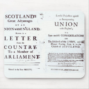 Pamphlets showing both sides mouse pad