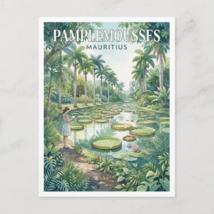 Pamplemousses Botanical Garden Mauritius Gift Postcard