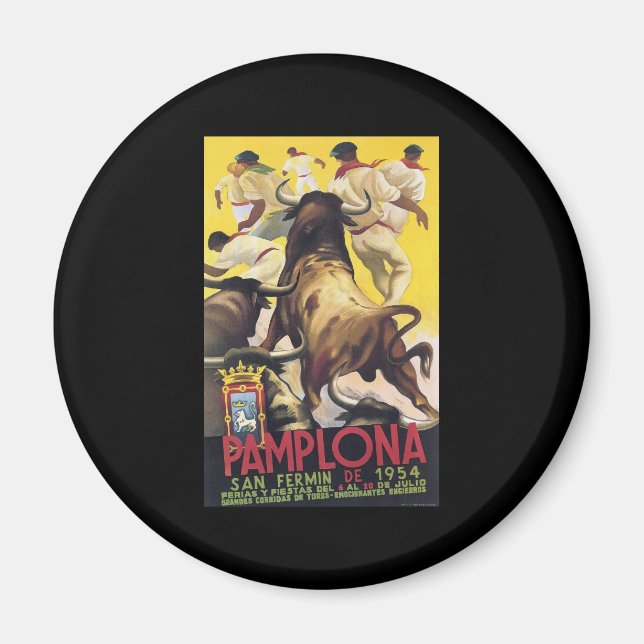 Pamplona San Fermin Magnet (Front)