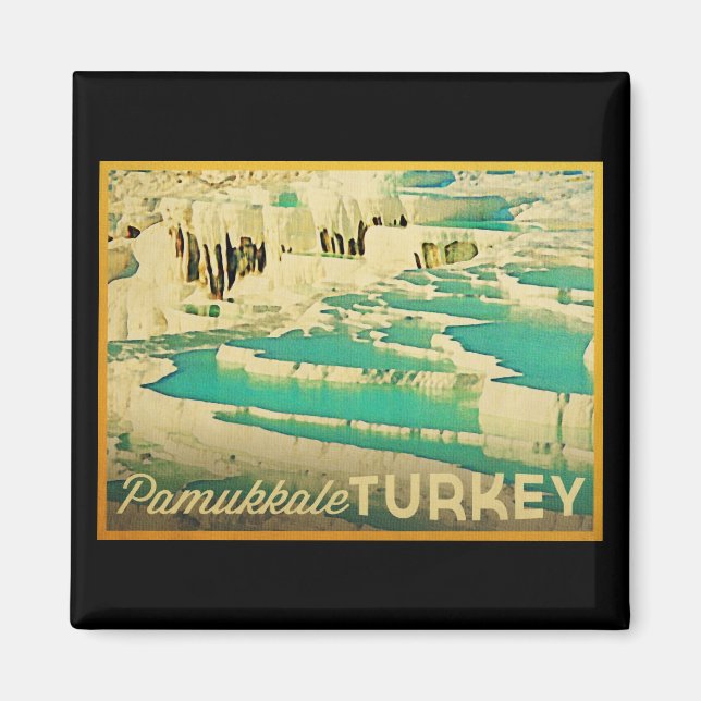 Pamukkale Turkey Magnet (Front)