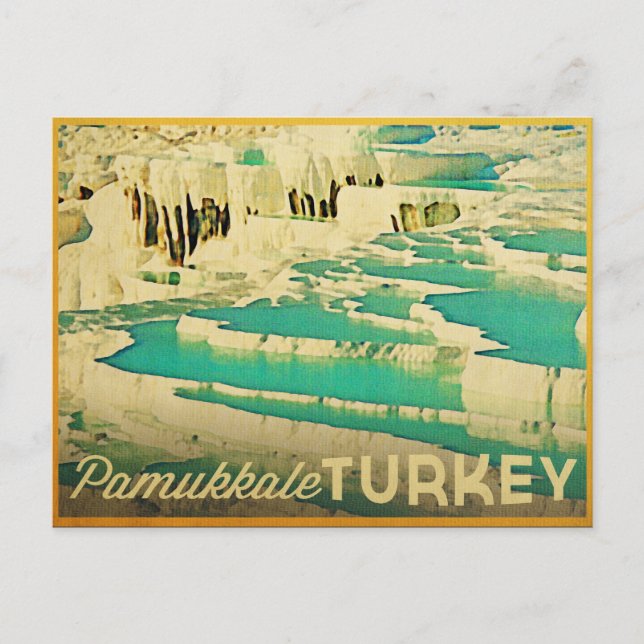 Pamukkale Turkey Postcard (Front)