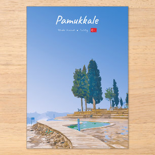 Pamukkale, Turkey -  Thermal Pools Acrylic Invitations