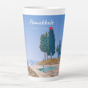Pamukkale, Turkey - Thermal Pools Large Latte Mug