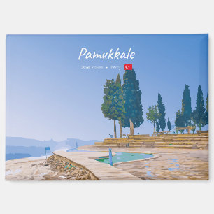 Pamukkale, Turkey -  Thermal Pools Magnet