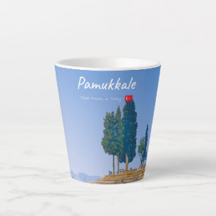 Pamukkale, Turkey - Thermal Pools Small Latte Mug
