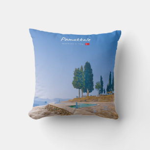 Pamukkale, Turkey -  Thermal Pools Throw Pillow