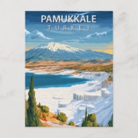 Pamukkale Turkey Thermal Pools Vintage Turkish