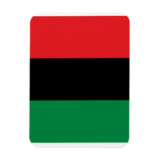 Pan African Flag Flexible Photo Magnet