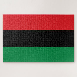 Pan-African Flag Jigsaw Puzzle