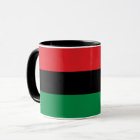 Pan African Flag mug, UNIA Symbol, Africa
