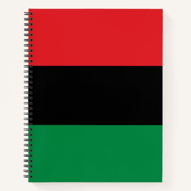 Pan-African Flag Notebook (Front)