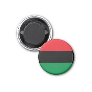 Pan African Flag & Unia Flag Symbol / sports fan Magnet