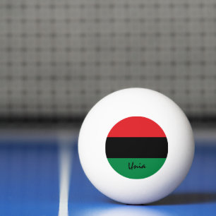 Pan African Flag & UNIA sports Ping Pong Ball