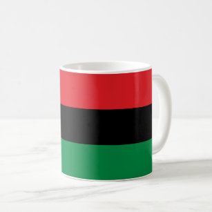 Pan African Flag & UNIA Symbol / sports fan Coffee Mug