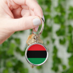 Pan African Flag & UNIA Symbol / sports fan Keychain<br><div class="desc">Keychains: Pan African flag symbol - UNIA / A horizontal triband of red,  black,  and green. The Pan-African flag—also known as the Afro-American flag,  Black Liberation flag,  UNIA flag. Often used with Black Lives Matter movement.</div>