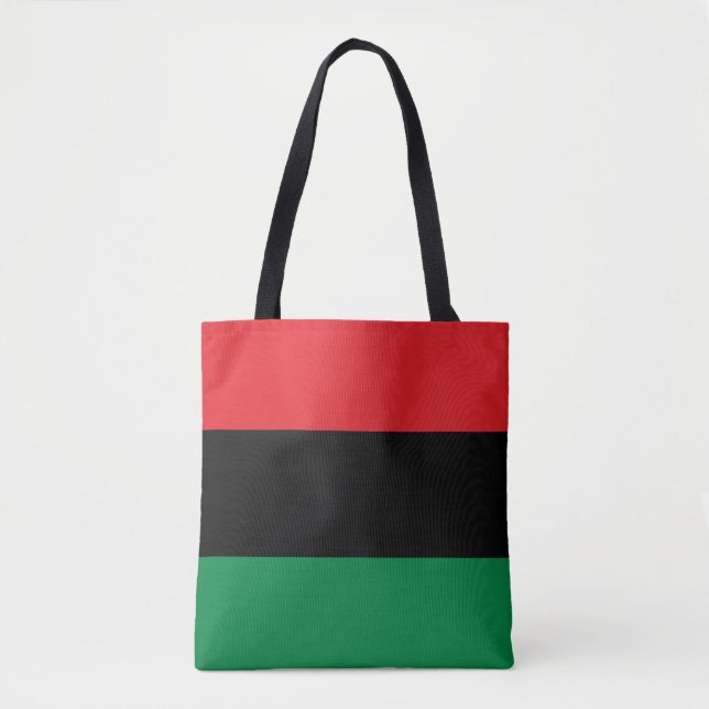 Pan African Flag & Unia Symbol / sports fan Tote Bag (Front)