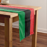 Pan African Flag & UNIA Symbol Tri / sports fan<br><div class="desc">Table Runners: Pan African flag symbol - UNIA / A horizontal triband of red,  black,  and green. The Pan-African flag—also known as the Afro-American flag,  Black Liberation flag,  UNIA flag. Often used with Black Lives Matter movement.</div>