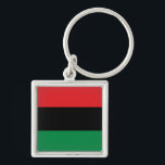 Pan African Flag & Union Symbol / sports fan Keychain<br><div class="desc">Keychains: Pan African flag symbol - UNIA / A horizontal triband of red,  black,  and green. The Pan-African flag—also known as the Afro-American flag,  Black Liberation flag,  UNIA flag. Often used with Black Lives Matter movement.</div>