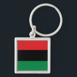 Pan African Flag & Union Symbol / sports fan Keychain<br><div class="desc">Keychains: Pan African flag symbol - UNIA / A horizontal triband of red,  black,  and green. The Pan-African flag—also known as the Afro-American flag,  Black Liberation flag,  UNIA flag. Often used with Black Lives Matter movement.</div>
